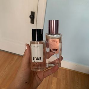victoria's secret love set of 2 perfumes